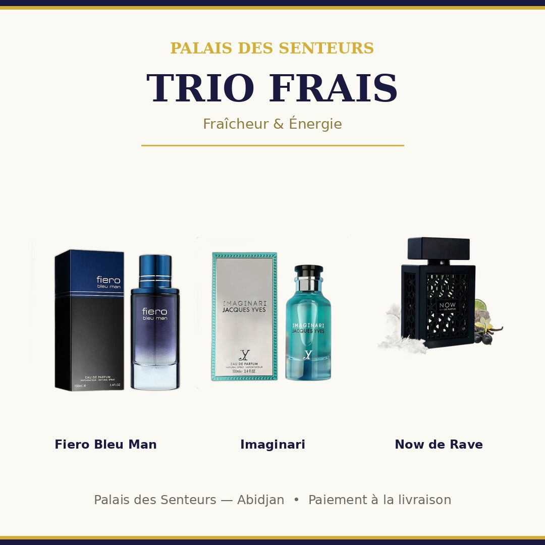 TRIO FRAIS – Pack de 3 Parfums