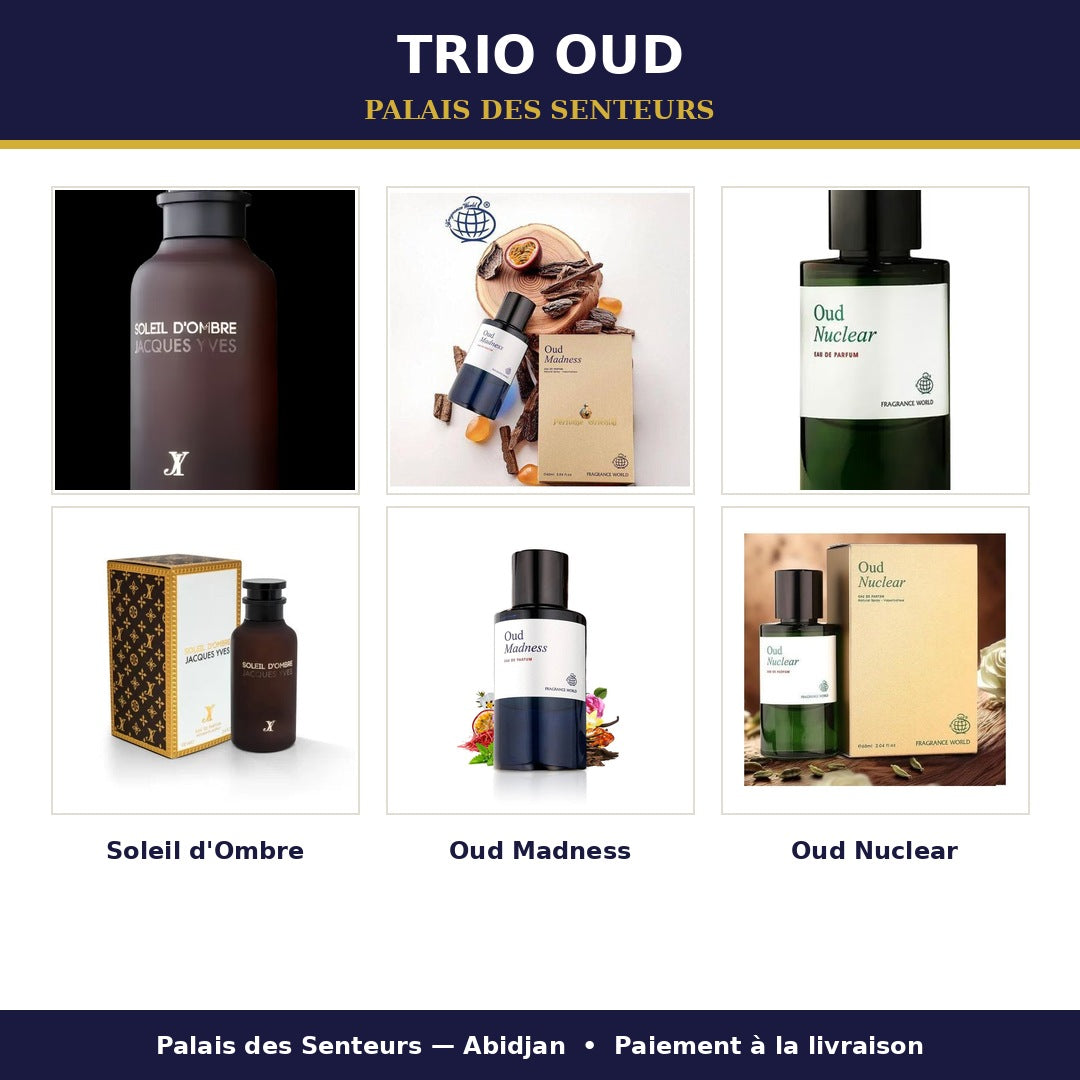 TRIO OUD – Pack de 3 Parfums